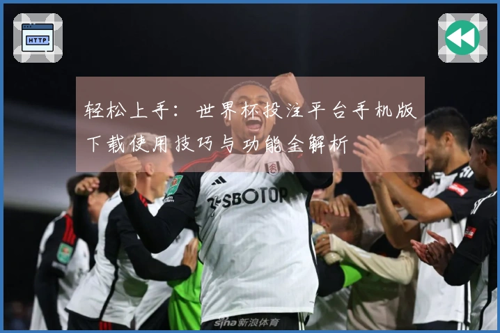 轻松上手：世界杯投注平台手机版下载使用技巧与功能全解析